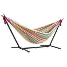 Hammock with stand Folding Camping Double Hammock Stand Outdoor Swing Bed Double Hammock Chair With Storage Carry